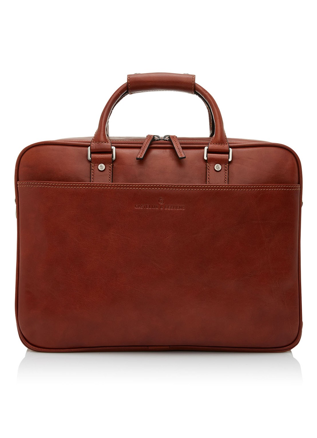 Castelijn & Beerens Verona businesstas van leer met 15,6 inch laptopvak - voorkant 5 undefined