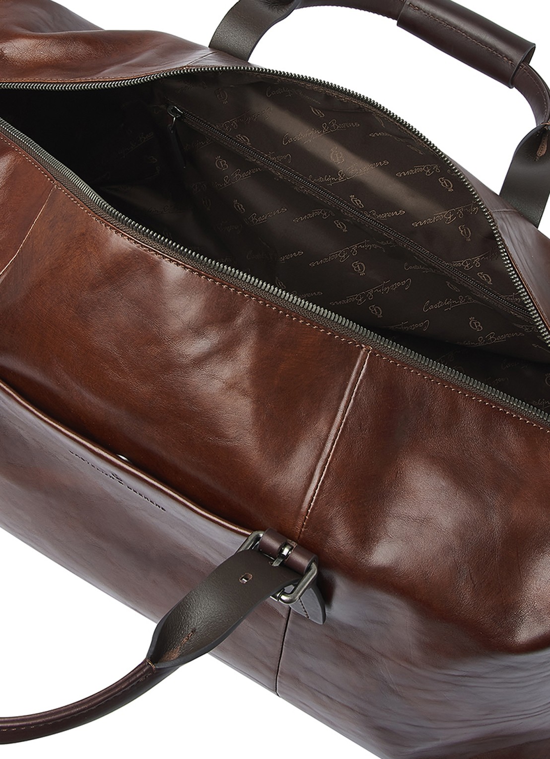 Castelijn & Beerens Weekender tas - detail 5 cognac