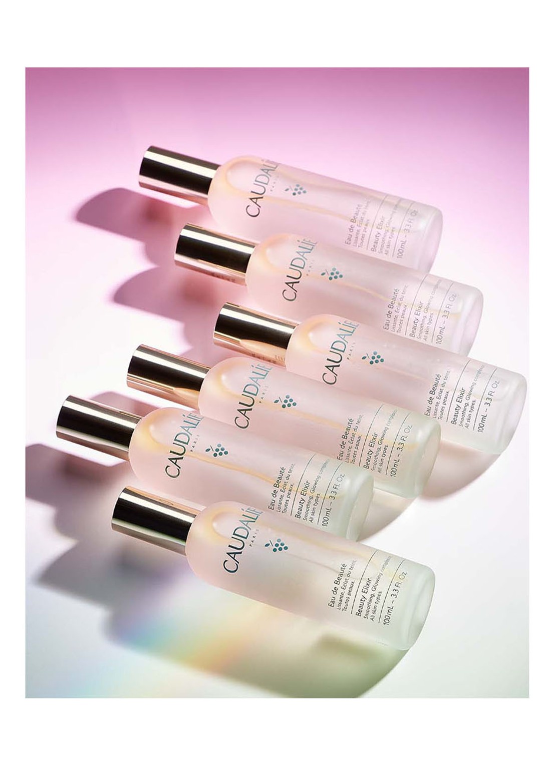 Caudalie Beauty Elixir - 2-in-1 verzorgende face mist & make-up setting spray - detail 4 roze