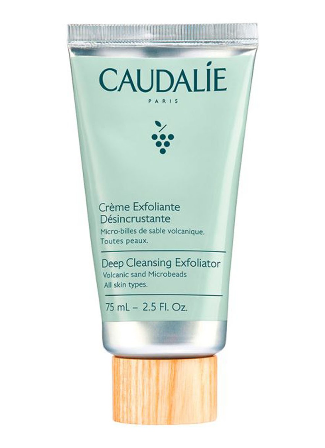 Caudalie Deep Cleansing Exfoliator - reinigende gezichtsscrub - voorkant undefined