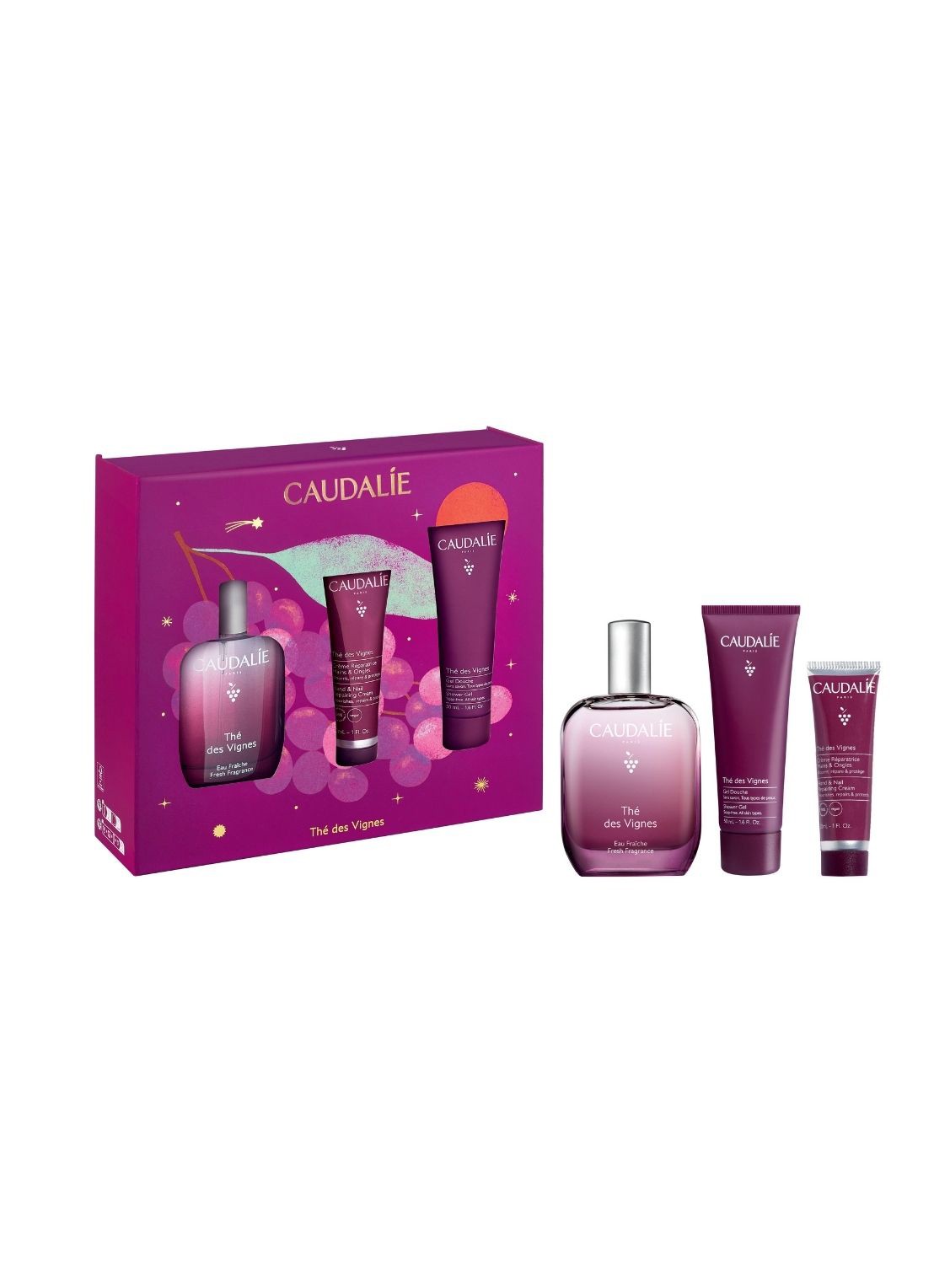 Caudalie Kerst Set Thé des Vignes - geurenset - voorkant undefined