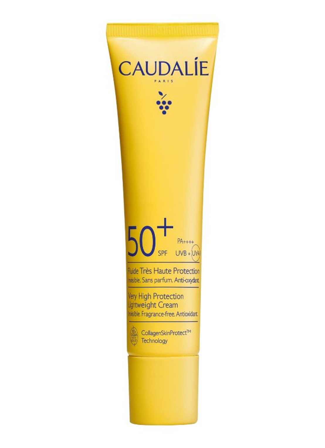Caudalie Sun Fluide Zeer Hoge Bescherming SPF50 - zonnebrand voor het gezicht - voorkant undefined