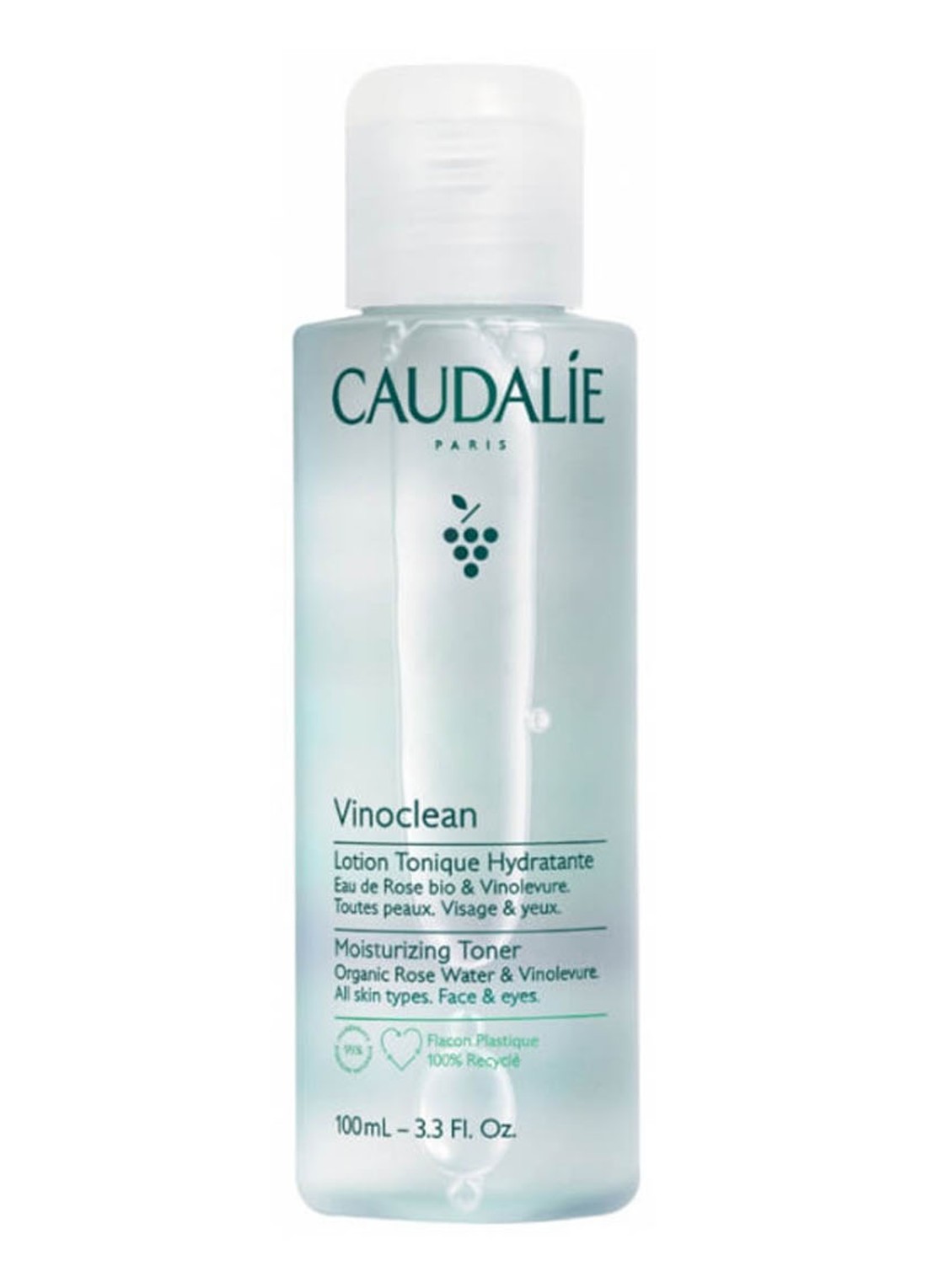 Caudalie Vinoclean Hydraterende Tonic Lotion - voorkant undefined