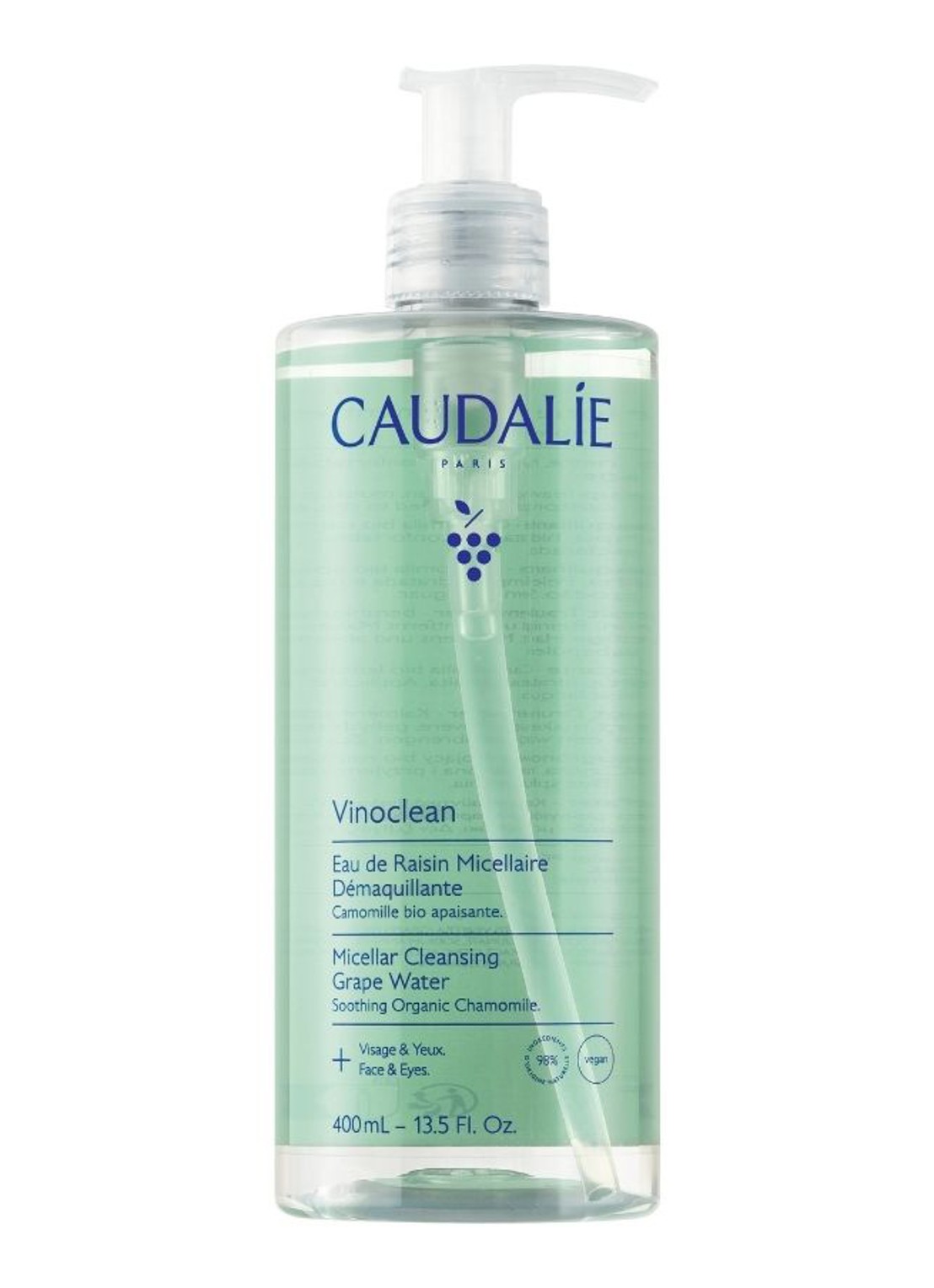 Caudalie Vinoclean Micellair Reinigingswater met Druivenwater  - voorkant undefined