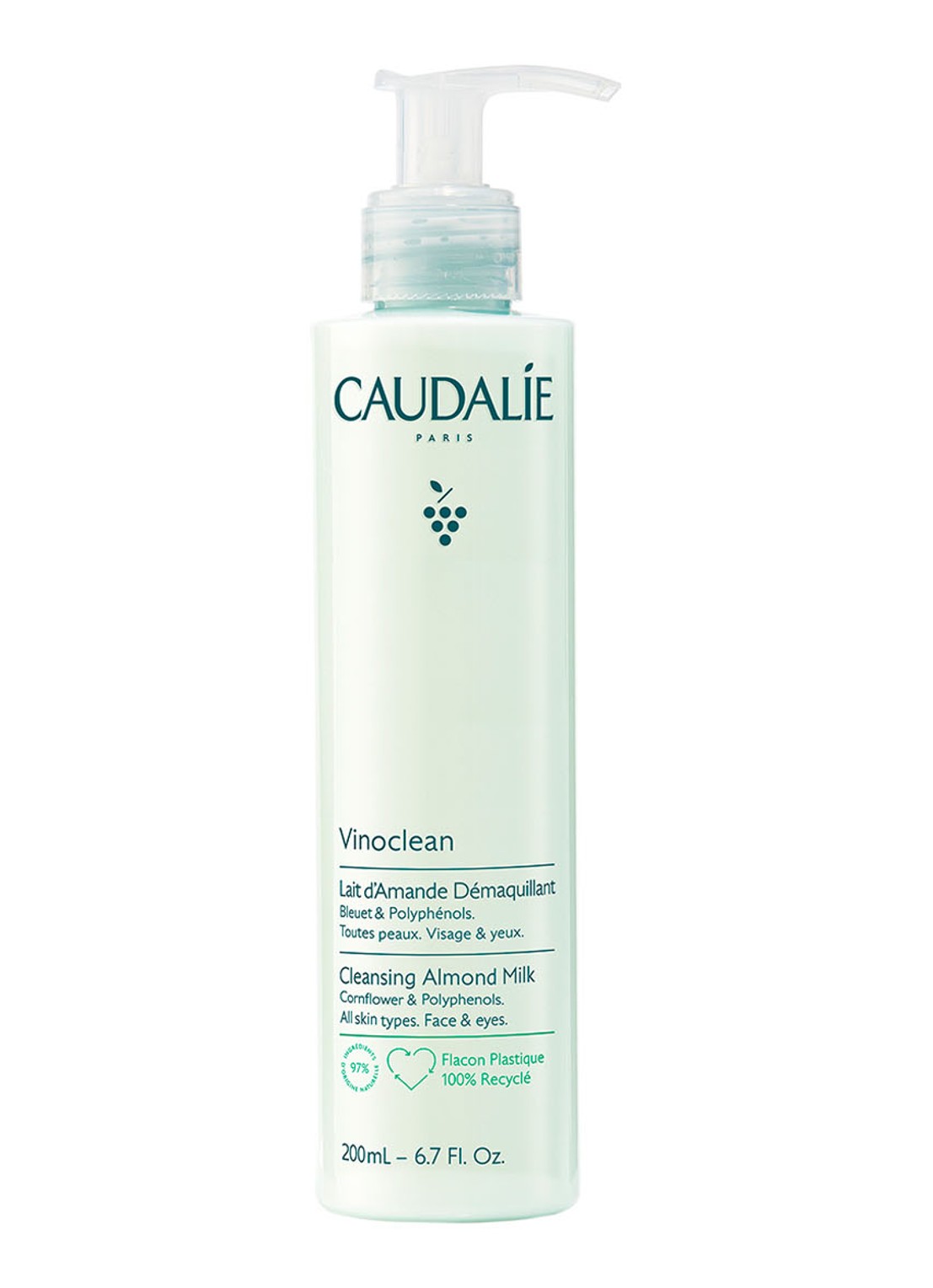 Caudalie Vinoclean Reinigende Amandelmelk - voorkant undefined