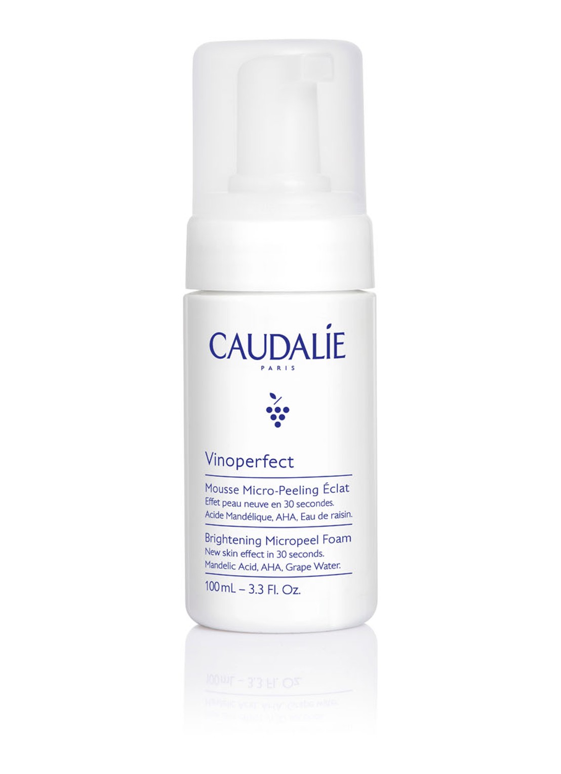 Caudalie Vinoperfect Brightening Micropeel Foam - reinigingschuim - voorkant undefined