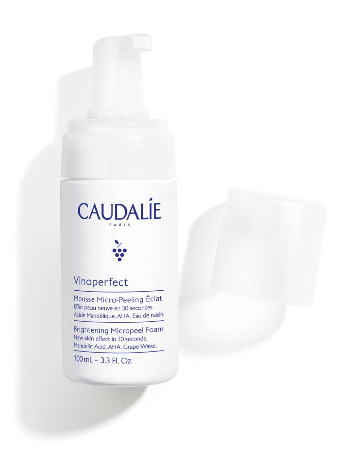 Caudalie Vinoperfect Brightening Micropeel Foam - reinigingschuim - voorkant 2 undefined