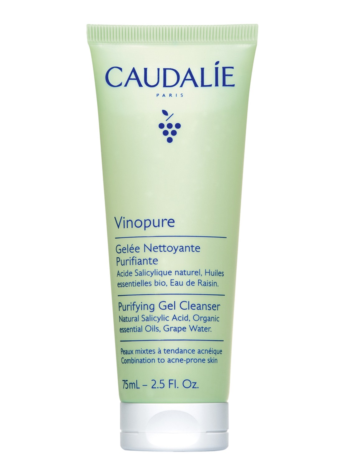 Caudalie Vinopure Purifying Gel Cleanser - reinigingsgel  - voorkant undefined