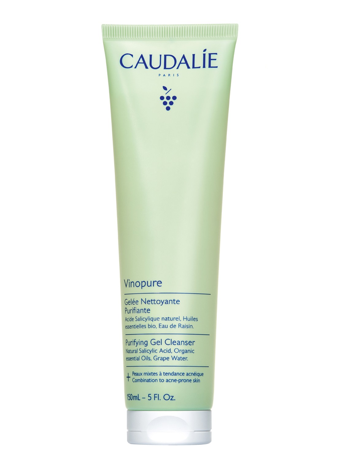Caudalie Vinopure Purifying Gel Cleanser - reinigingsgel  - voorkant 3 undefined