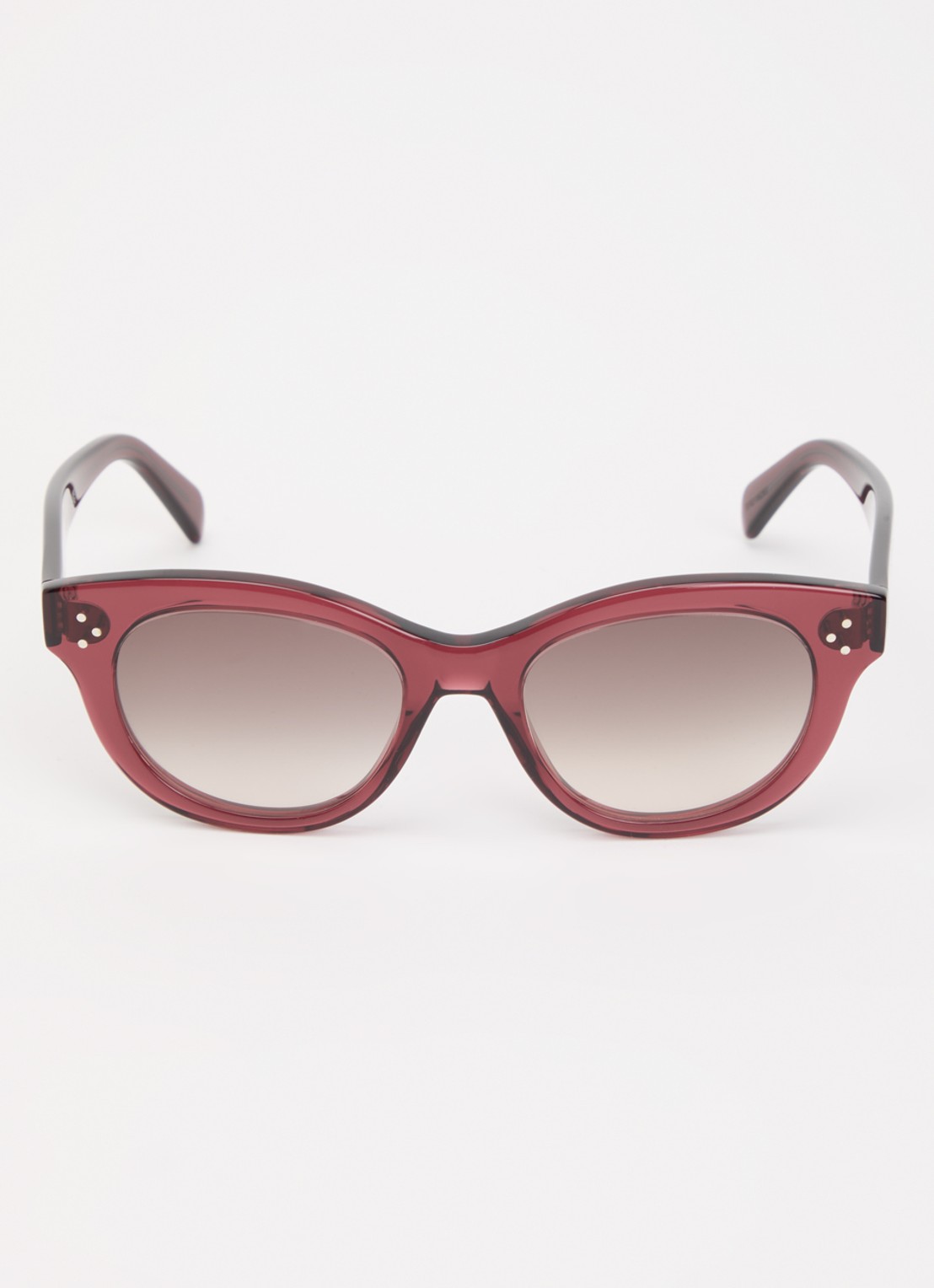 Celine Celine 3 Dots zonnebril CL40332I - detail 2 donkerrood
