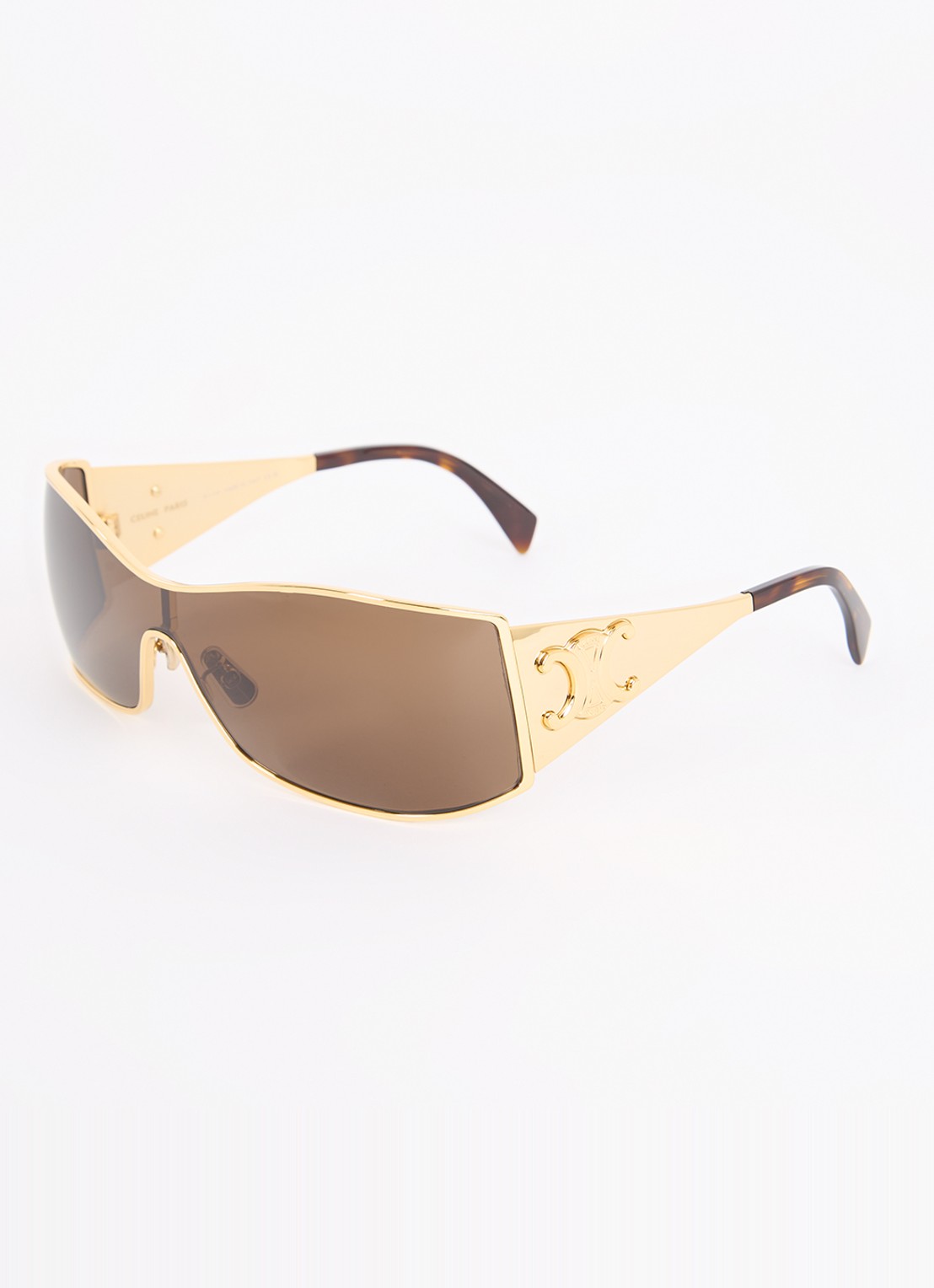 Celine Maxi Metal Triomphe zonnebril CL40283U - voorkant 4 goud