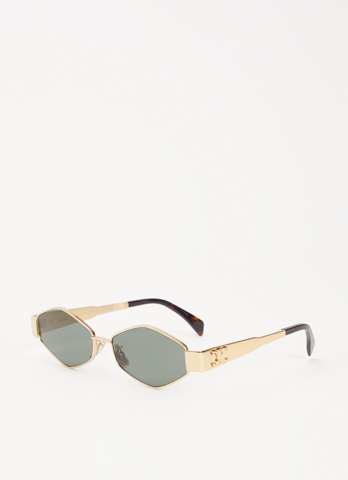 Celine Metal Triomphe zonnebril CL40254U - voorkant goud