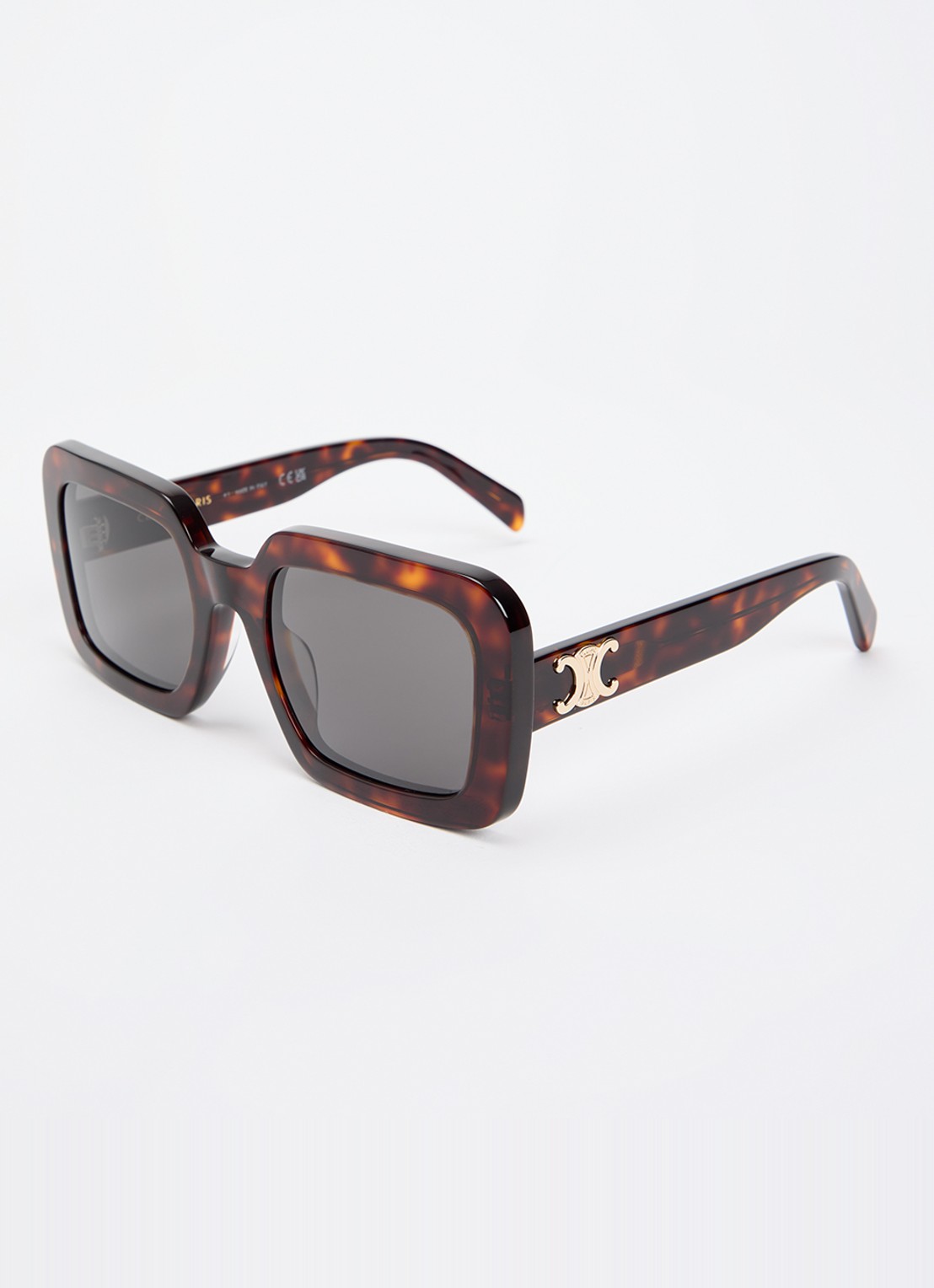 Celine Retro zonnebril CL000491  - voorkant 4 donkerbruin