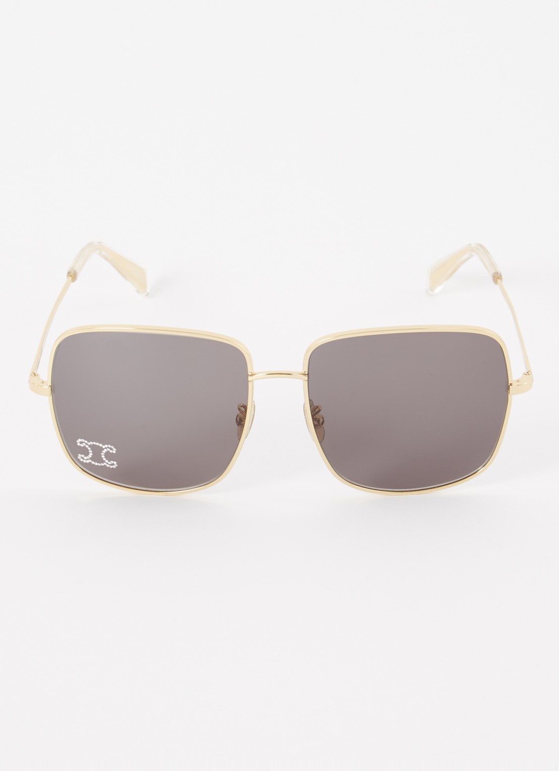 Celine Rhinestone Triomphe zonnebril CL000451 - detail goud