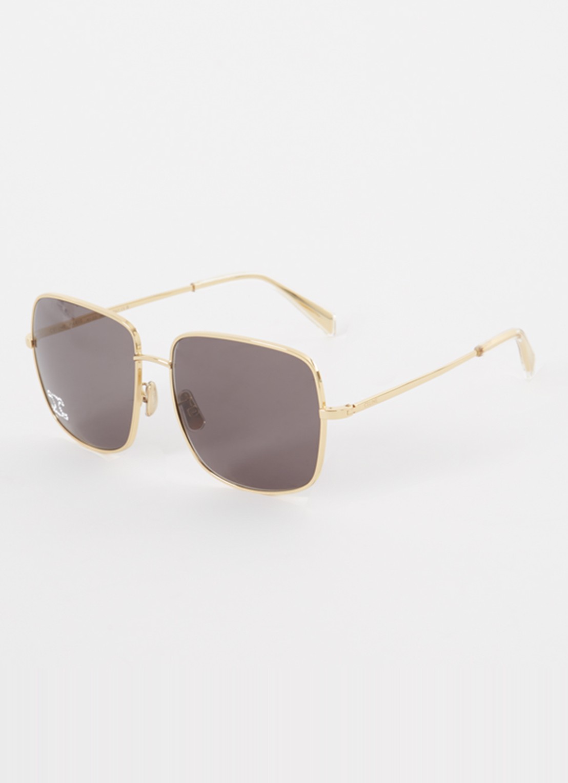 Celine Rhinestone Triomphe zonnebril CL000451 - voorkant 4 goud