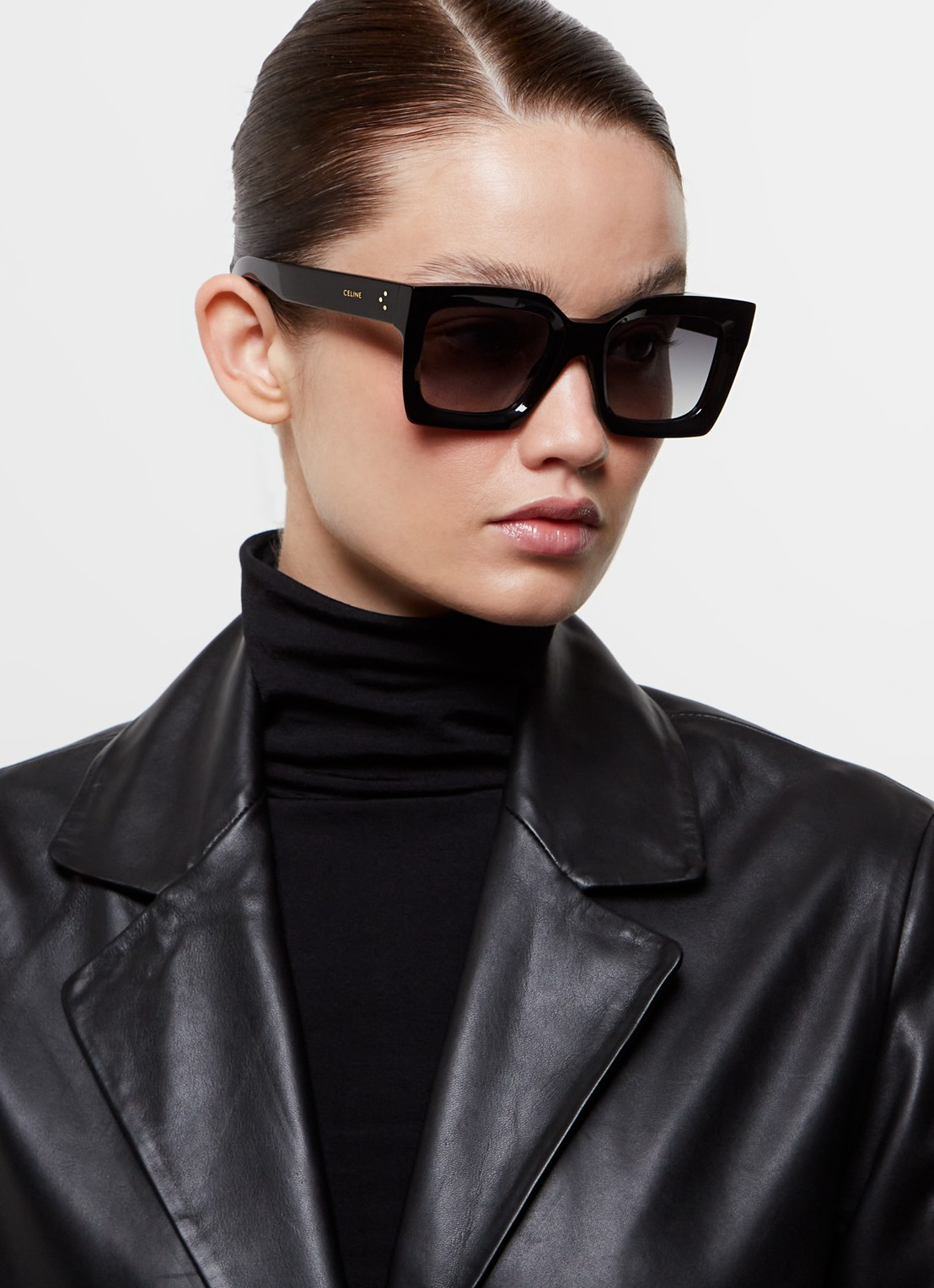 Celine Wayfarer zonnebril CL40130I - voorkant 5 zwart