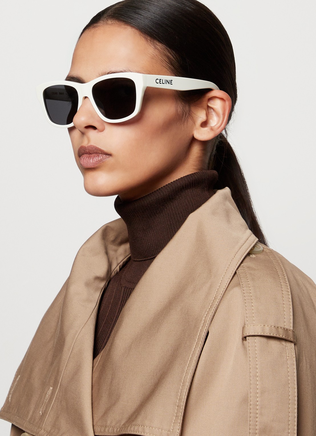 Celine Wayfarer zonnebril CL40249U - voorkant 2 wit