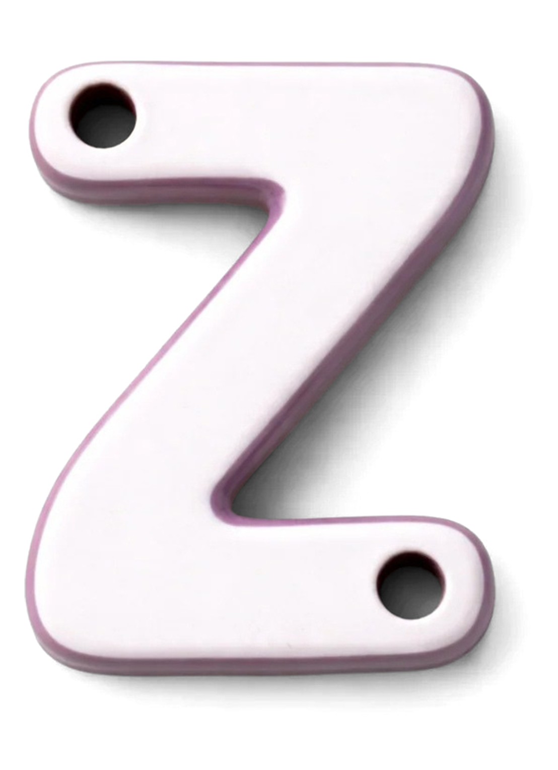 Ceramics by Romy Letter Z hanger 10 cm - voorkant 2 donkerblauw