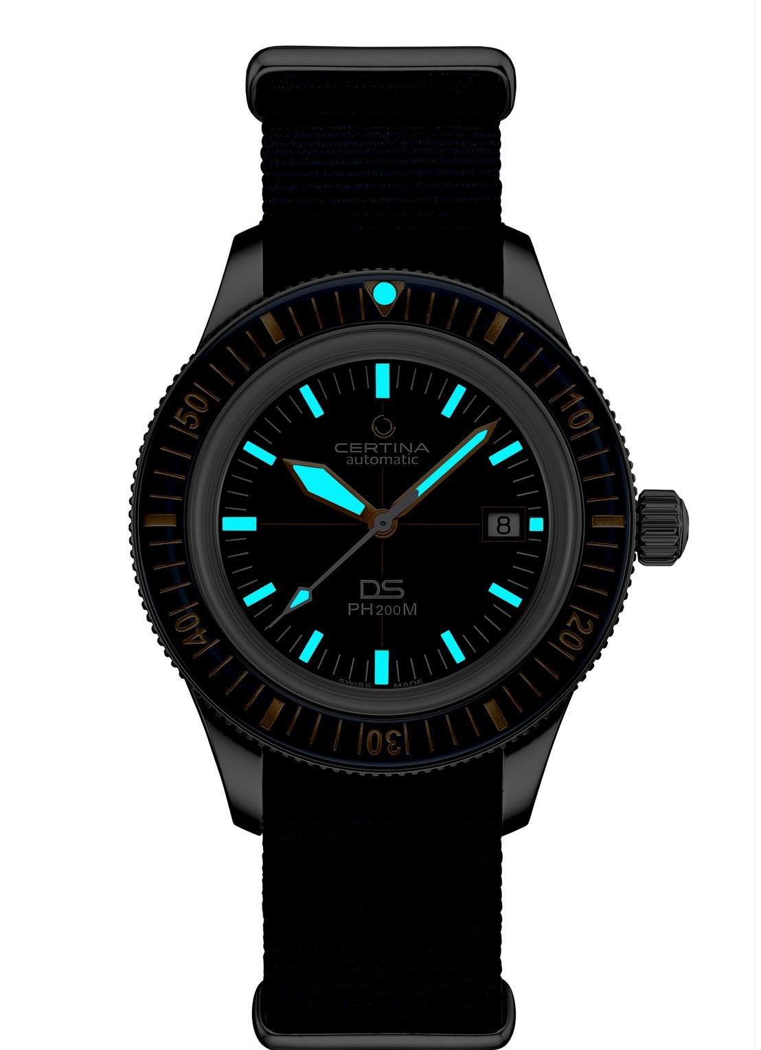 Certina DS PH200M horloge C0364071804000 - detail zilver