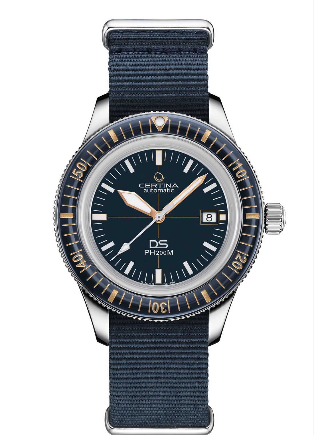 Certina DS PH200M horloge C0364071804000 - voorkant 4 zilver
