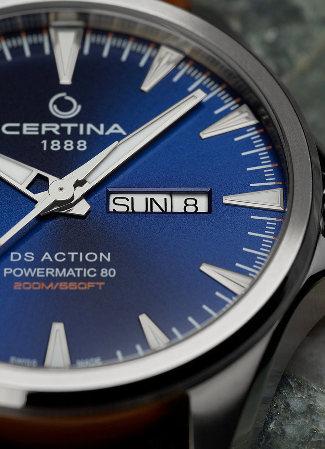Certina Horloge DS Action Day-Date C0324301604100 - detail 5 bruin