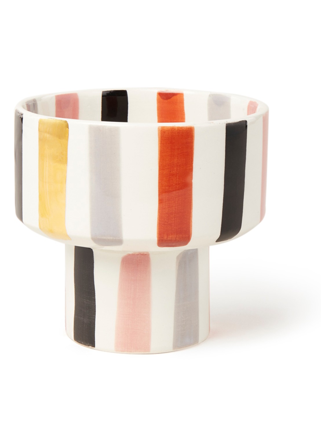 Chabi Chic Ourika schaal op voet 11,5 cm - voorkant 2 multicolor