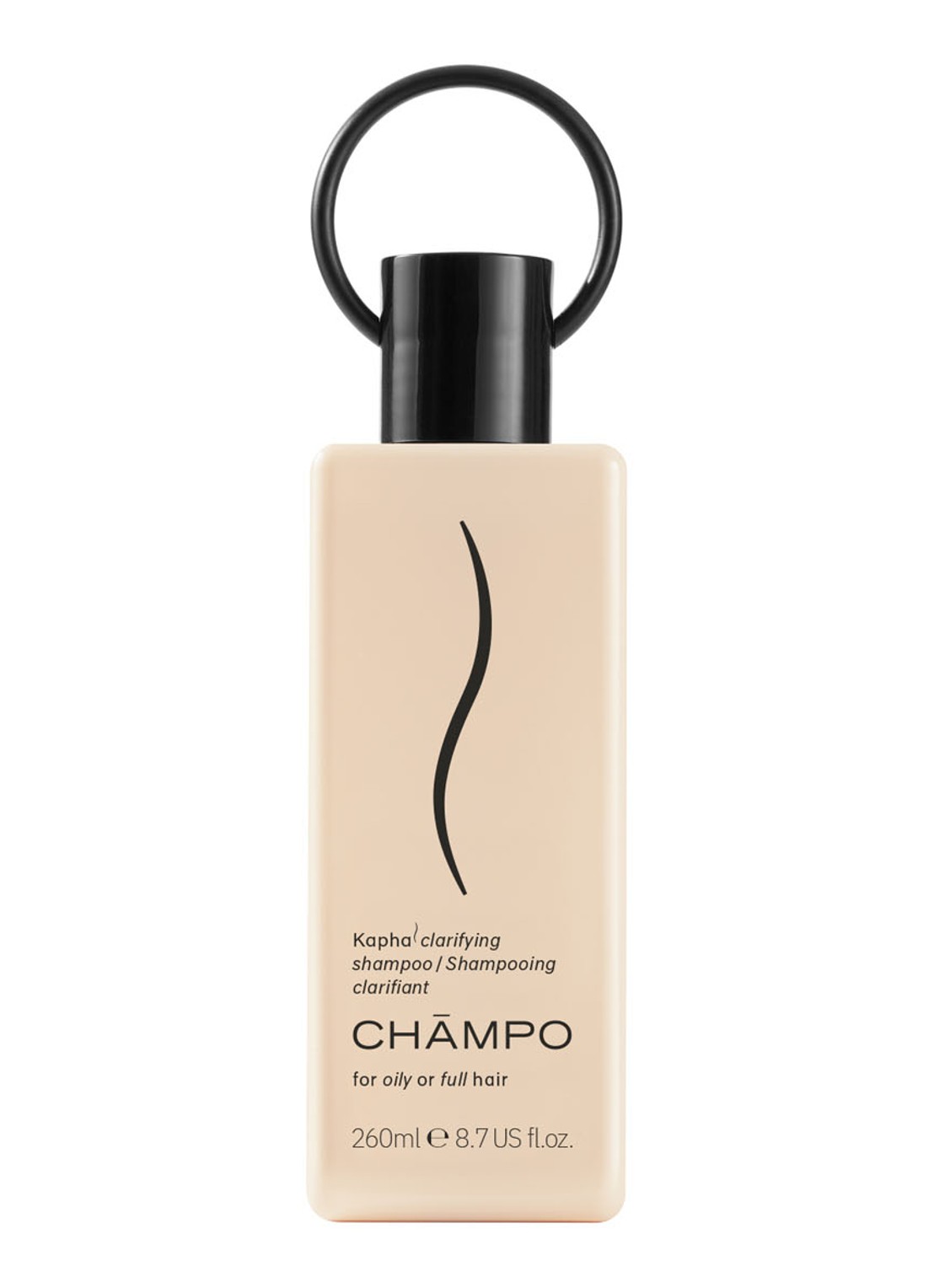 Chāmpo Kapha Balancing Shampoo - voorkant beige