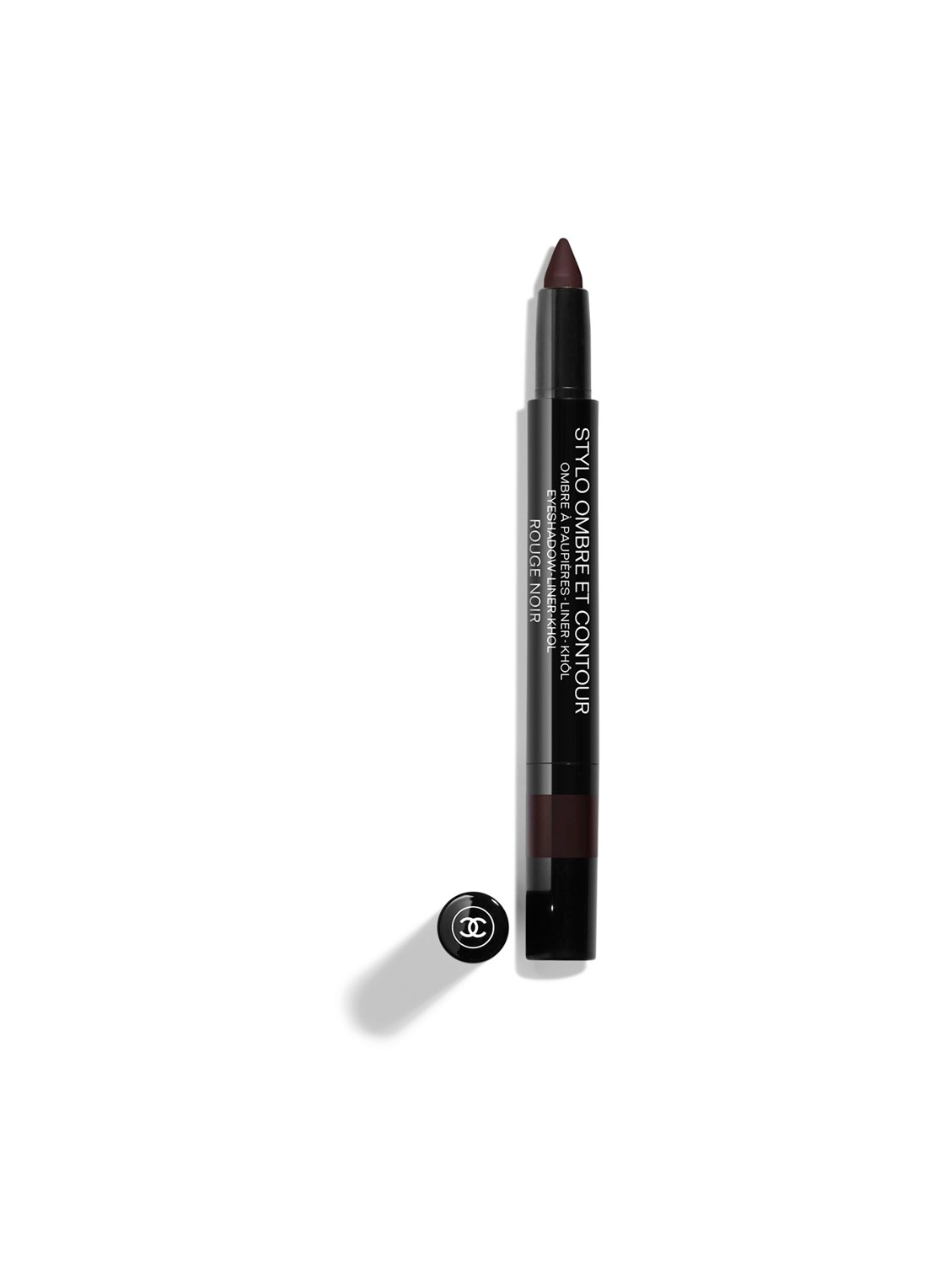 CHANEL 3-IN-1 OOGSCHADUW, EYELINER EN OOGPOTLOOD - voorkant 6 08 rouge noir