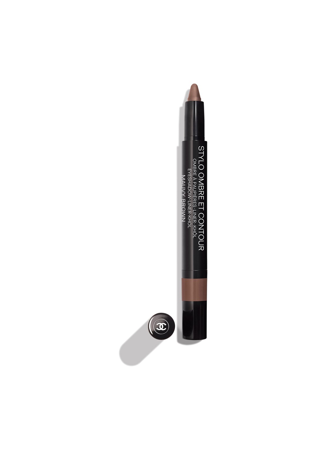 CHANEL 3-IN-1 OOGSCHADUW, EYELINER EN OOGPOTLOOD - voorkant 74 mauvy brown