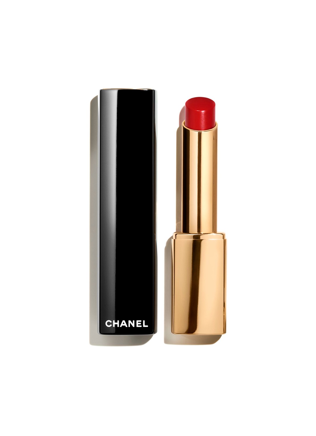 CHANEL BIJZONDER INTENSE LIPPENSTIFT. EXTRACT VAN LICHT EN VERZORGING. NAVULBAAR - voorkant 2 854 rouge puissant 