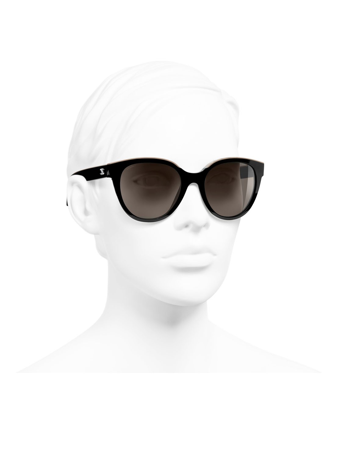 CHANEL BUTTERFLY ZONNEBRIL - detail 5 zwart