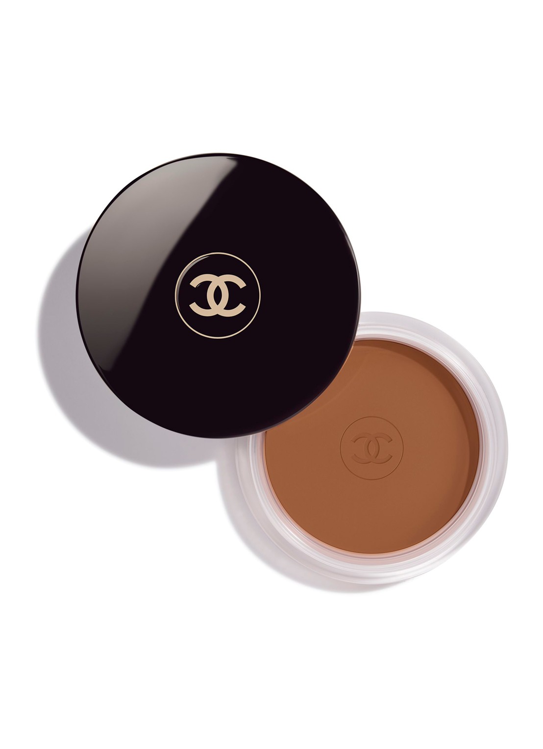 CHANEL CRÈMEGEL MET ZONOVERGOTEN FINISH. NATUURLIJKE HEALTHY GLOW MET ZONGEBRUIND EFFECT. - voorkant 5 soleil tan deep bronze