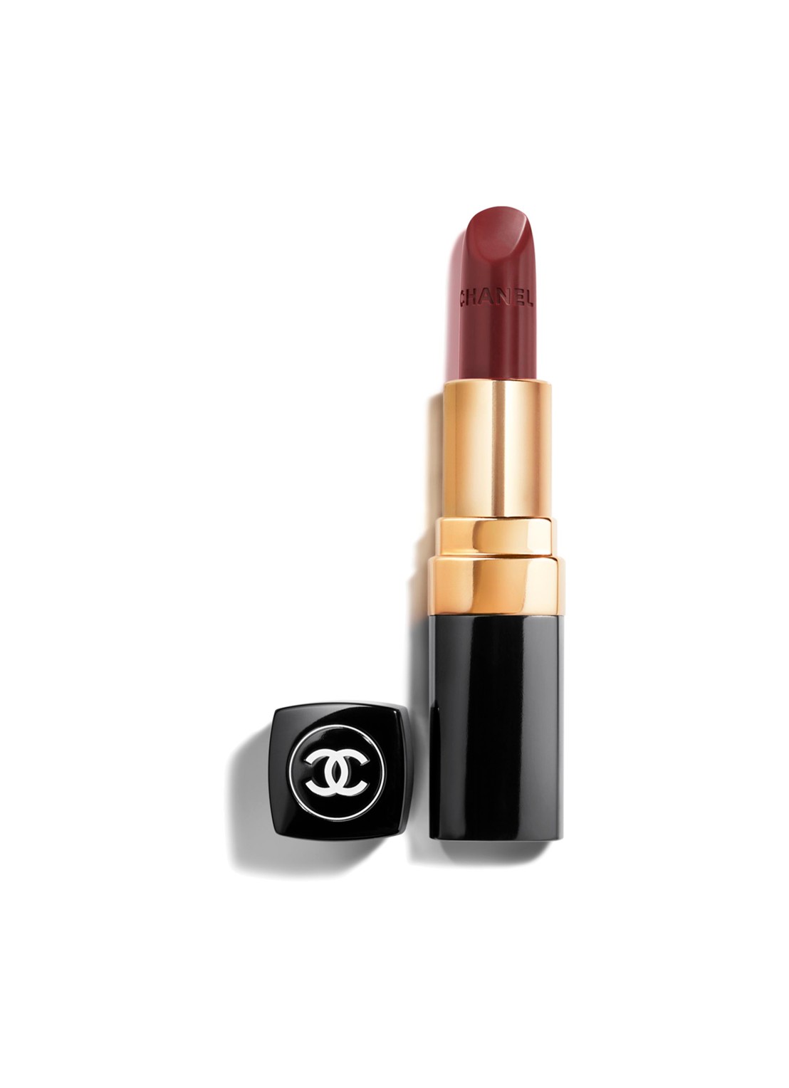 CHANEL DE LANGHOUDENDE HYDRATERENDE EN GLADSTRIJKENDE VERZORGENDE LIPPENSTIFT MET SATIJNGLANS - voorkant 2 140 rotonde