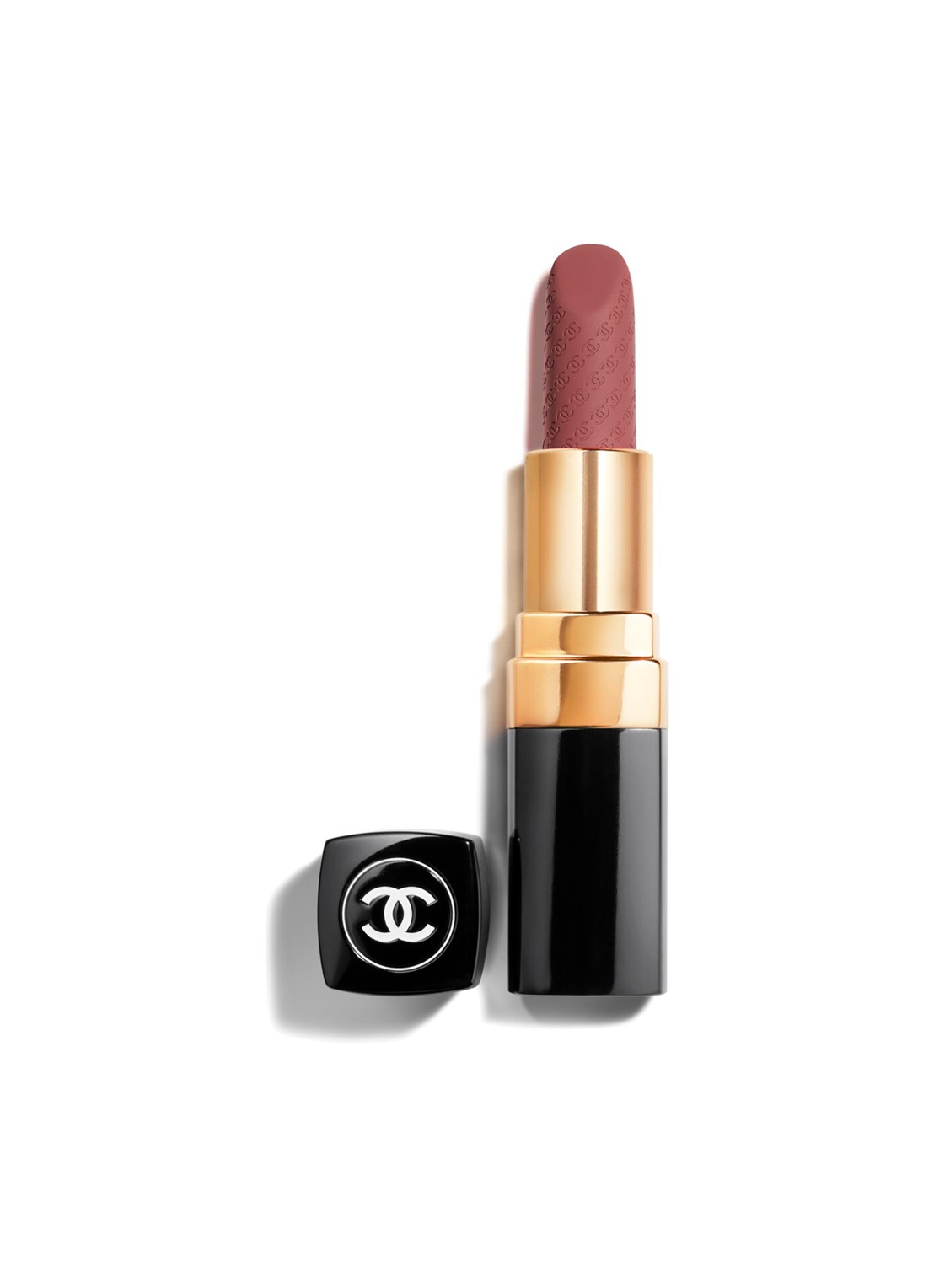 CHANEL DE SATIJNACHTIGE LANGHOUDENDE HYDRATERENDE EN GLADSTRIJKENDE VERZORGENDE LIPPENSTIFT  - voorkant crush