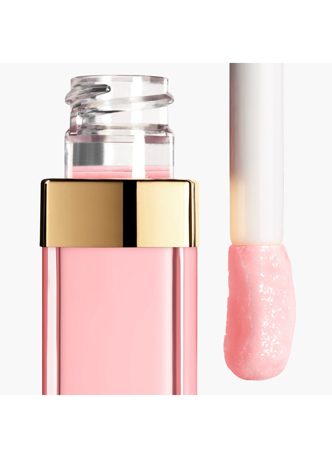 CHANEL HYDRATERENDE EN GLADSTRIJKENDE HOOGGLANS GLOSS - voorkant 8 430 icing