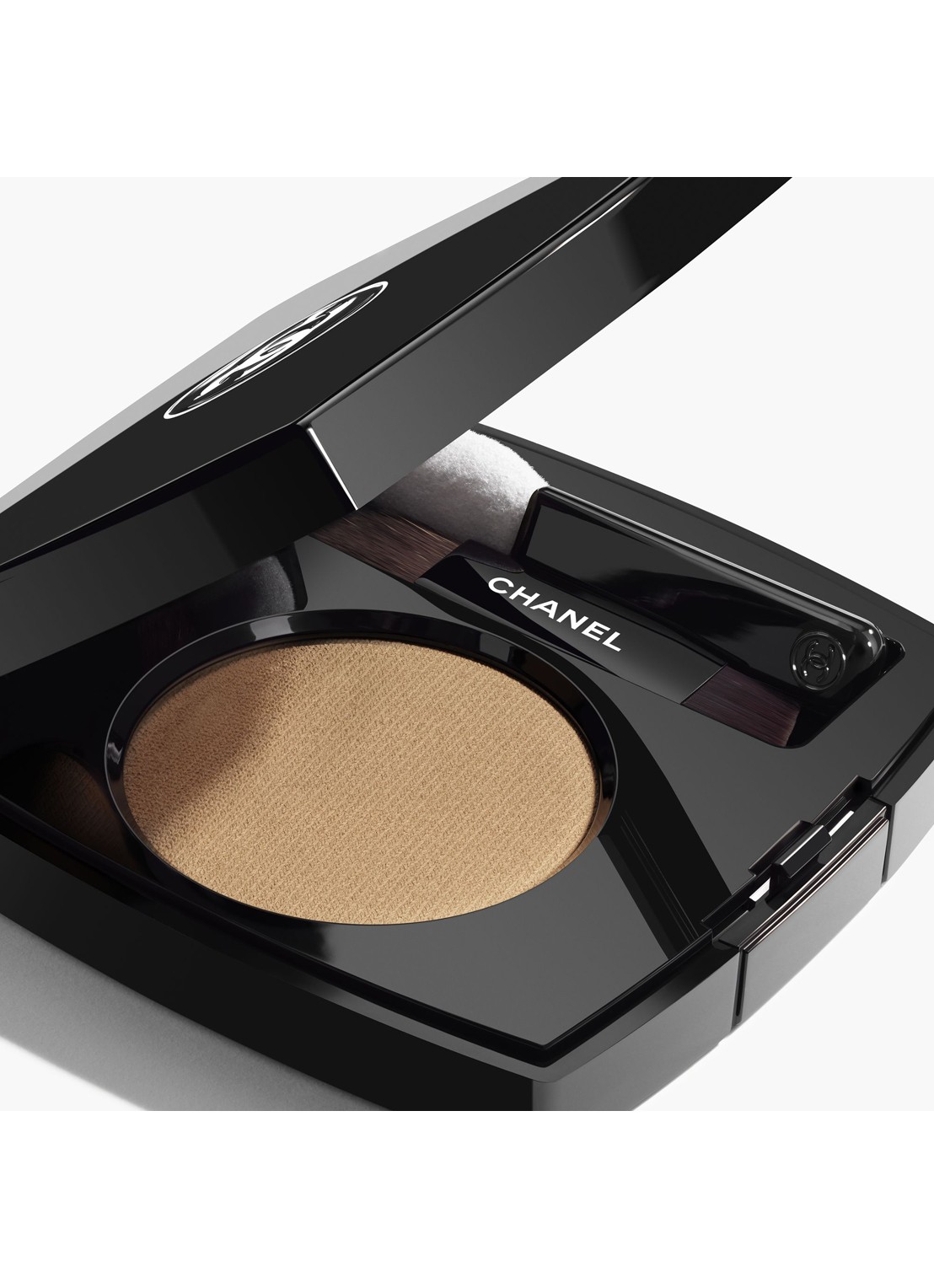 CHANEL MULTIFUNCTIONELE LANGHOUDENDE OOGSCHADUW - achterkant 6 242 beige suede