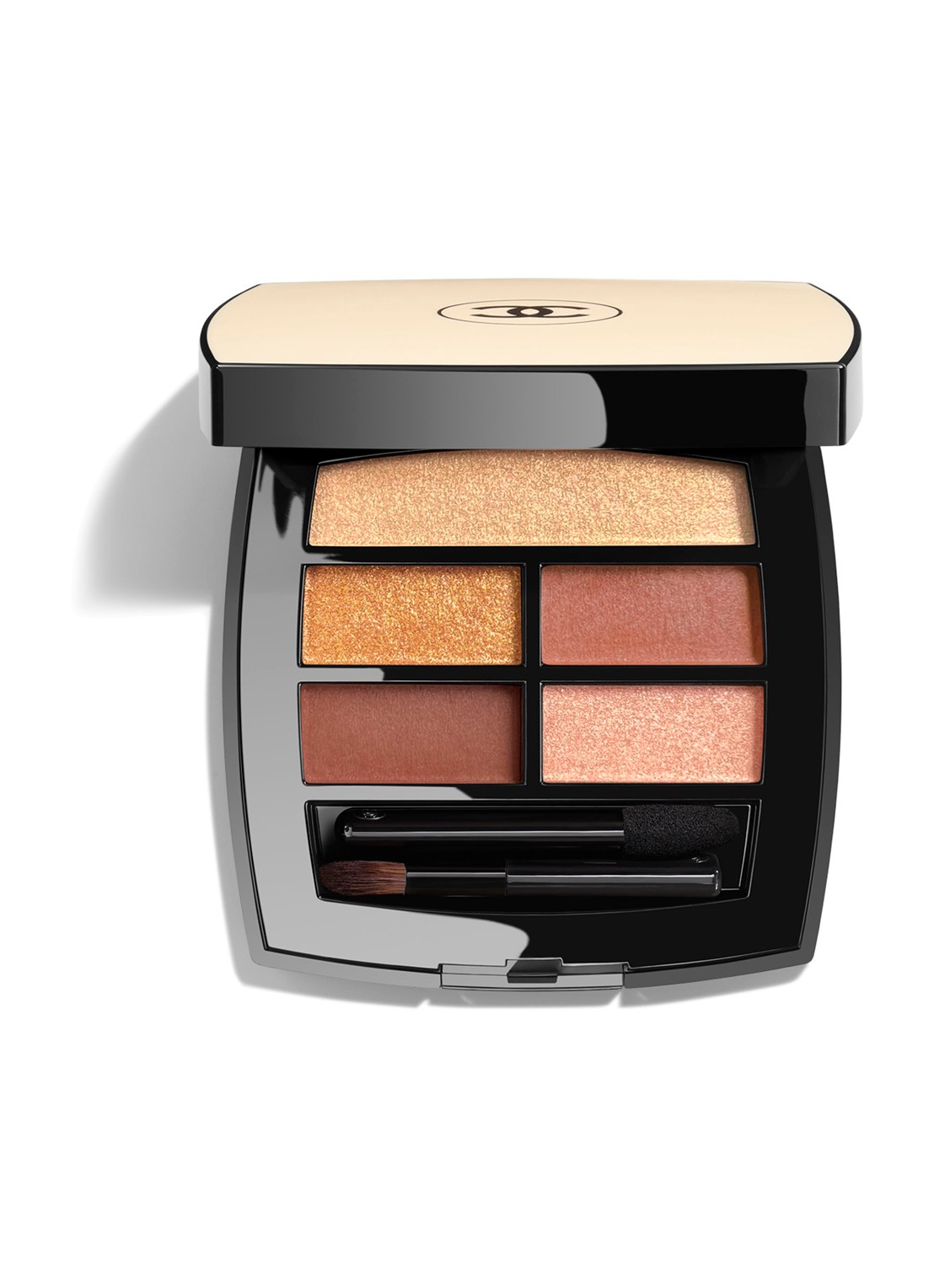 CHANEL OOGSCHADUWPALET VOOR EEN NATUURLIJK STRALENDE TEINT - voorkant golden