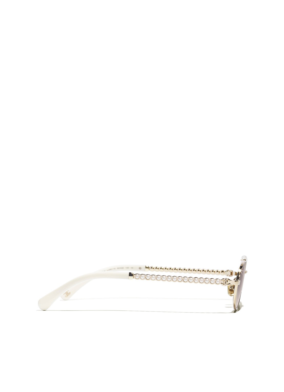 CHANEL OVALE ZONNEBRIL - detail 4 bruin