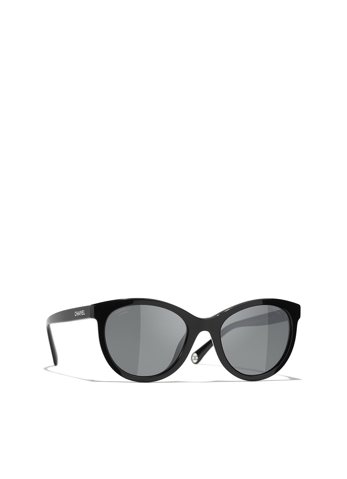 CHANEL PANTO ZONNEBRIL - voorkant 4 zwart