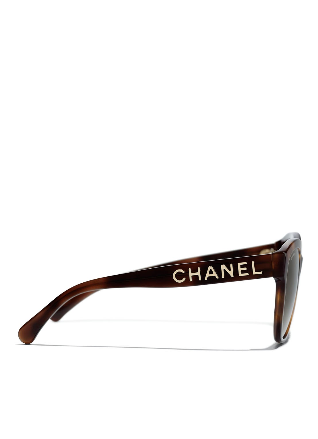 CHANEL PANTOS ZONNEBRIL - detail 3 bruin