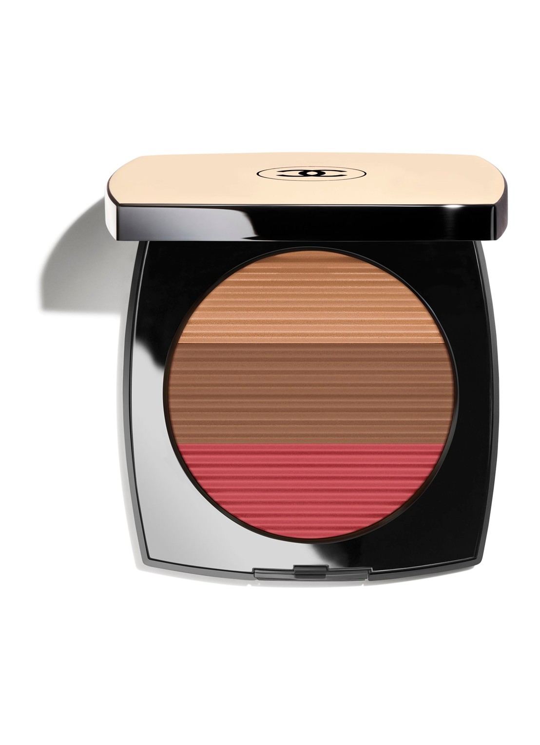 CHANEL POUDRE BELLE MINE ENSOLEILLÉE - voorkant deep rose gold