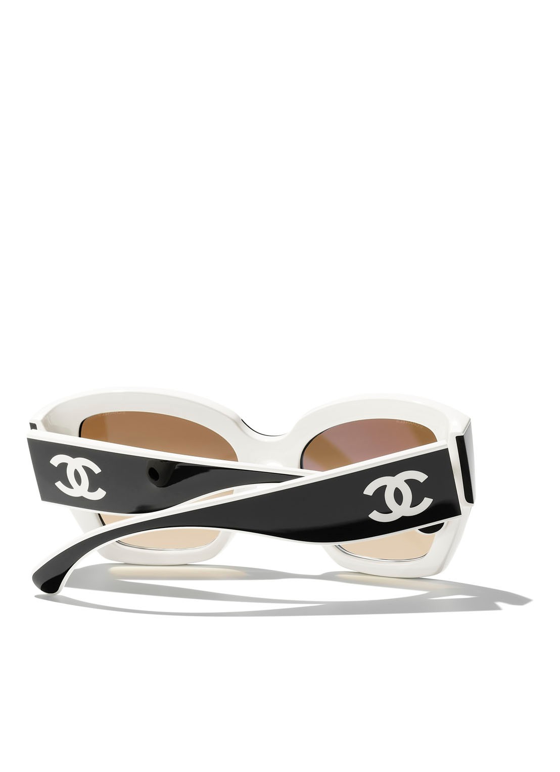 CHANEL VLINDER ZONNEBRIL - detail 4 zwart