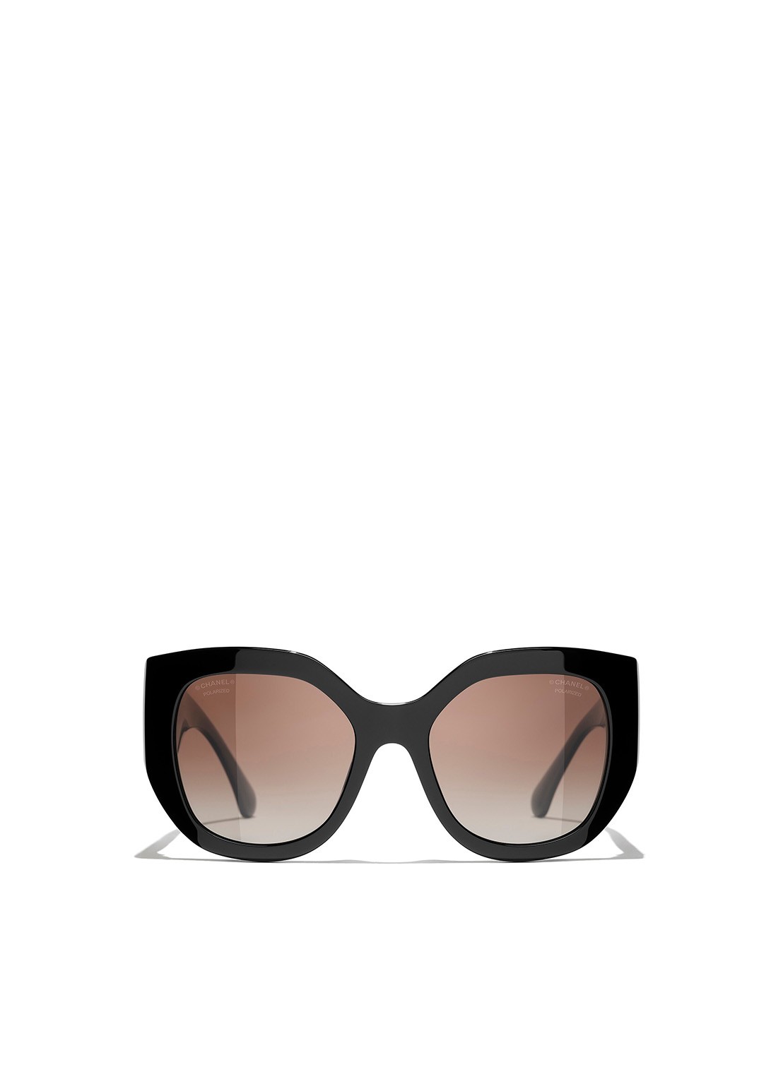 CHANEL VLINDER ZONNEBRIL - detail 2 zwart