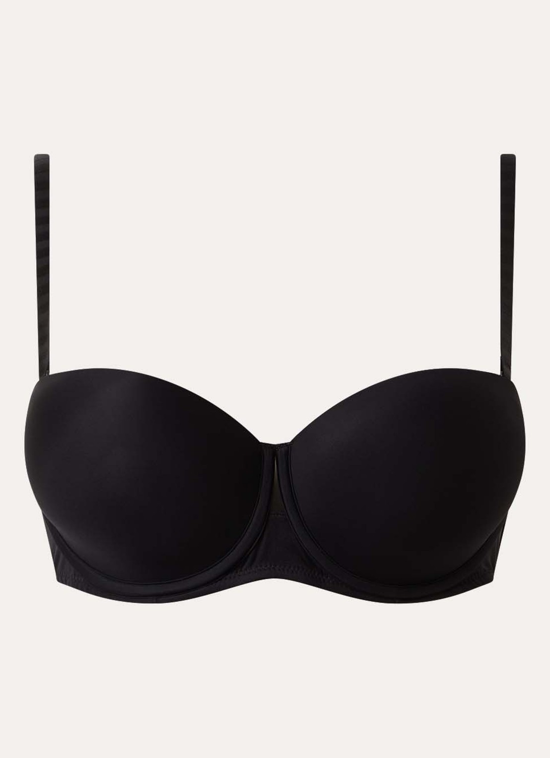 Chantelle Balconette bh met mesh - voorkant 2 zwart