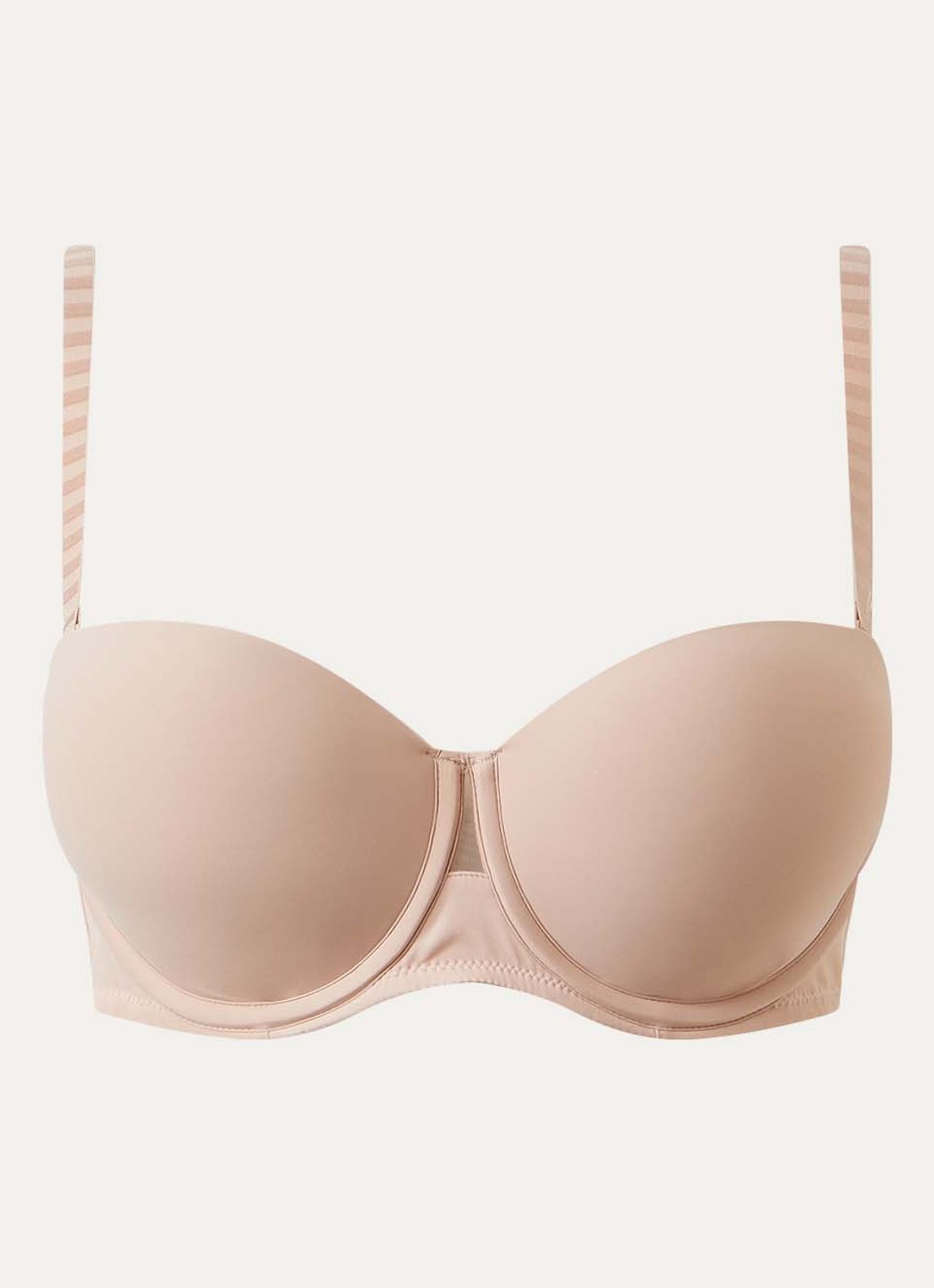 Chantelle Balconette bh met mesh - voorkant 2 beige