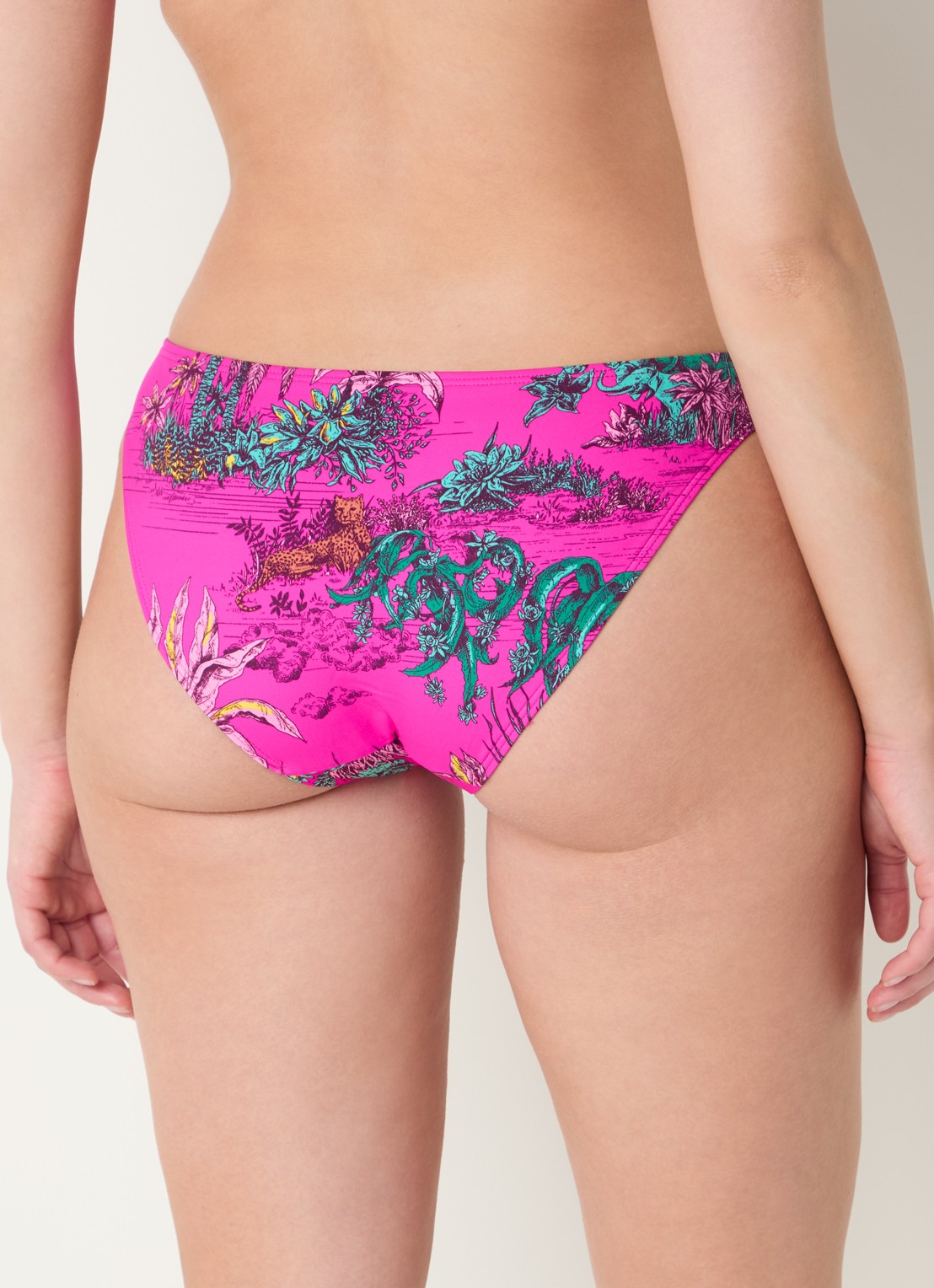 Chantelle Bikinislip met print - achterkant 5 fuchsia