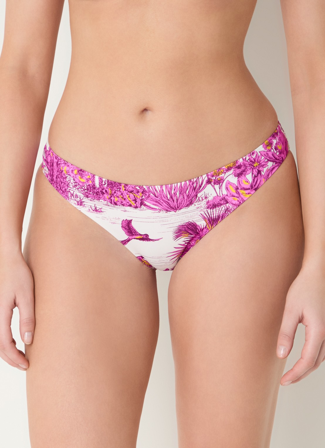 Chantelle Bikinislip met print - detail 3 gebroken wit