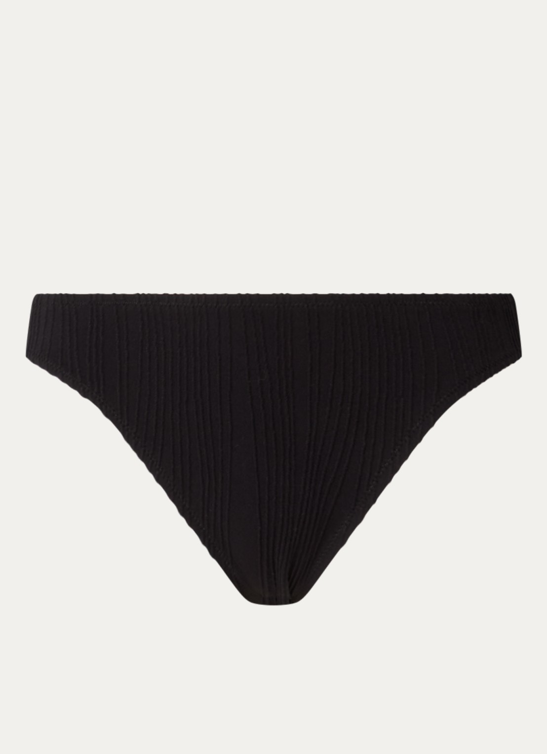 Chantelle Bikinislip met structuur - voorkant zwart