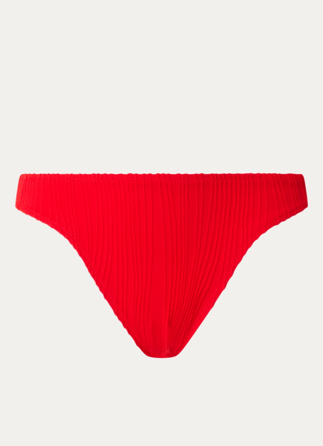 Chantelle Bikinislip met structuur - voorkant rood