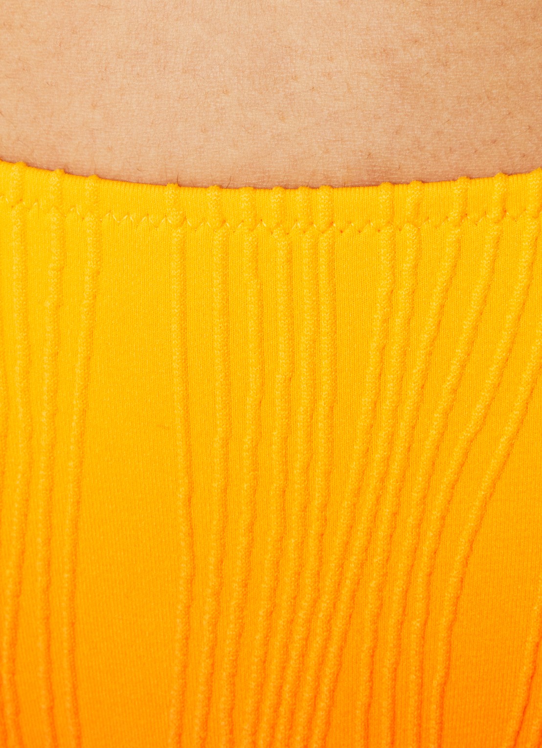 Chantelle Bikinislip met structuur - detail 3 oranjerood
